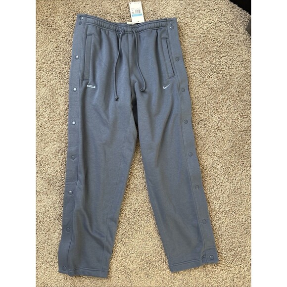Nike LeBron Standard Issue Mens M Therma FIT Basketball Tear Pants FZ1036 491 - Picture 1 of 8